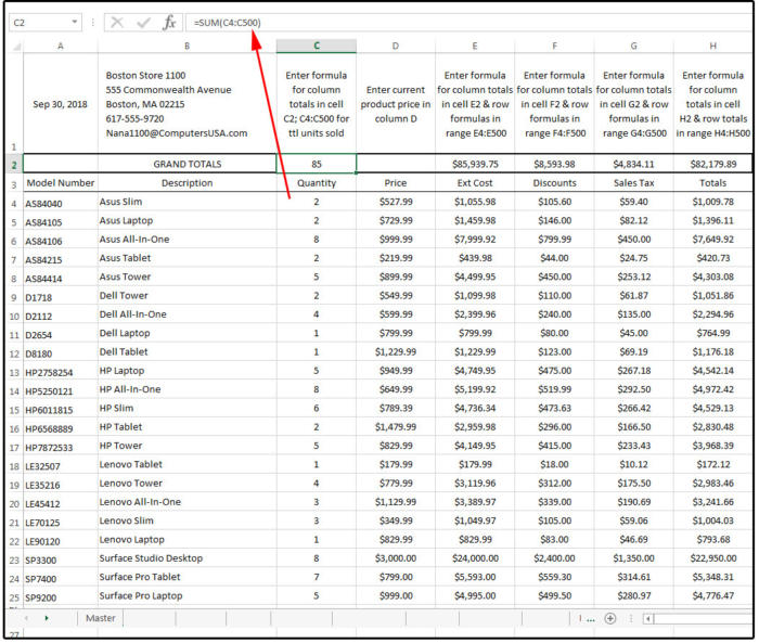 spreadsheet add columns formula - add columns pandas