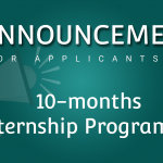 10-Months Internship Programme: First Step Completed